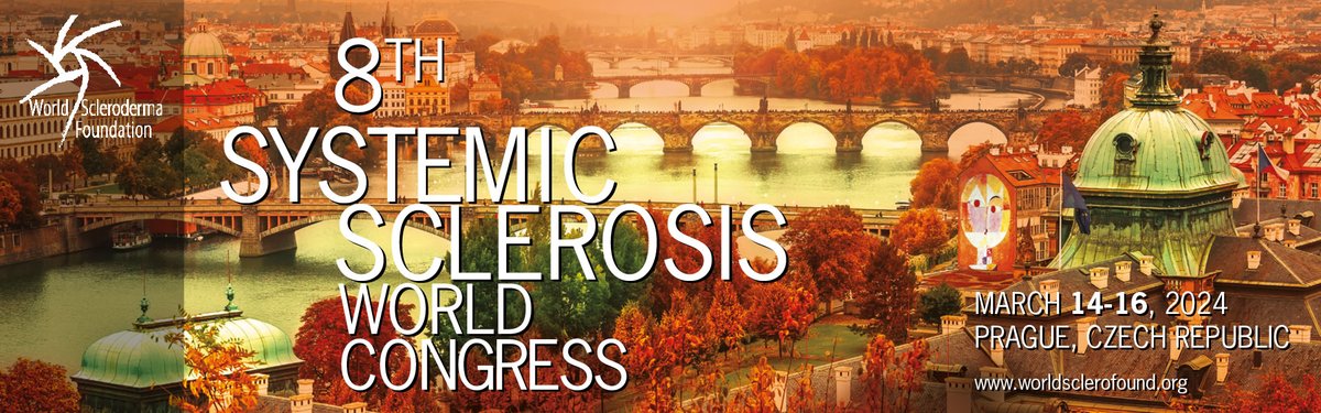 💚💙💗@ern_reconnet #RareDisease Awareness Month  
🤩 #ERNReCONNET is glad to share the 8th World #Scleroderma Congress that will be held on March 14- 16 in Prague (Czech Republic).
🎯Hands-on workshops, lectures n much more
ℹ️ Program n Registration:
🔗 bit.ly/3I6D4dP