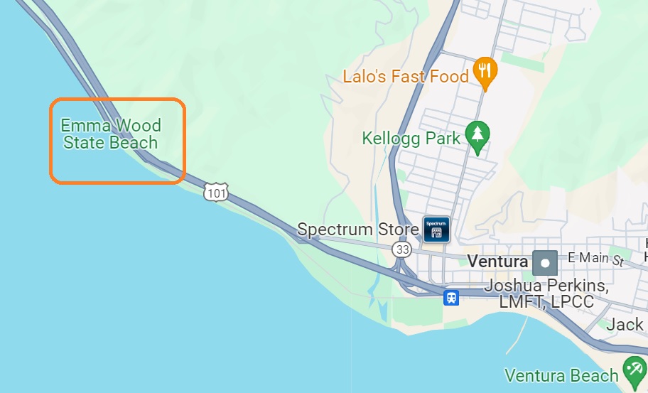 North of the city of Ventura: US-101 at Emma Woods State Beach the northbound State Beaches off-ramp &amp; southbound on-ramp are closed due to flooding &amp; mud under the bridge. The northbound side of the bike path is also impacted. #BeWorkZoneAlert #flooding