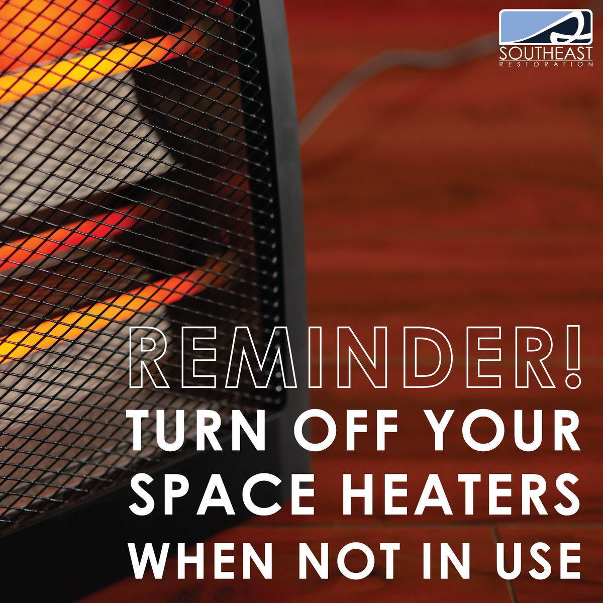 Space heaters draw a lot of energy and can get hotter than you might think. When left alone for extended periods, they can cause objects to melt and even start a fire. Ensure your home is safe by turning them off after each use.

#fireawareness #homeprotection