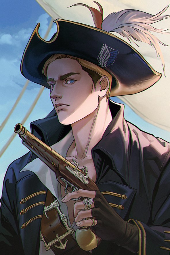 Erwin Pirate AU ⛵️⚔️☠️

#エルヴィンスミス #進撃の巨人  #AttackOnTitan