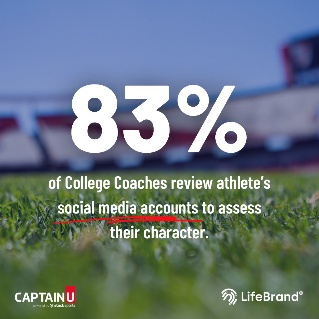 Social Media is an X Factor in College Recruiting. Click the link below to learn how you can start your FREE Social Media Cleaning Account! with @Lifebrand_ai through our partnership with them! Start your FREE account here: lifebrand.life/stacksports-x-…