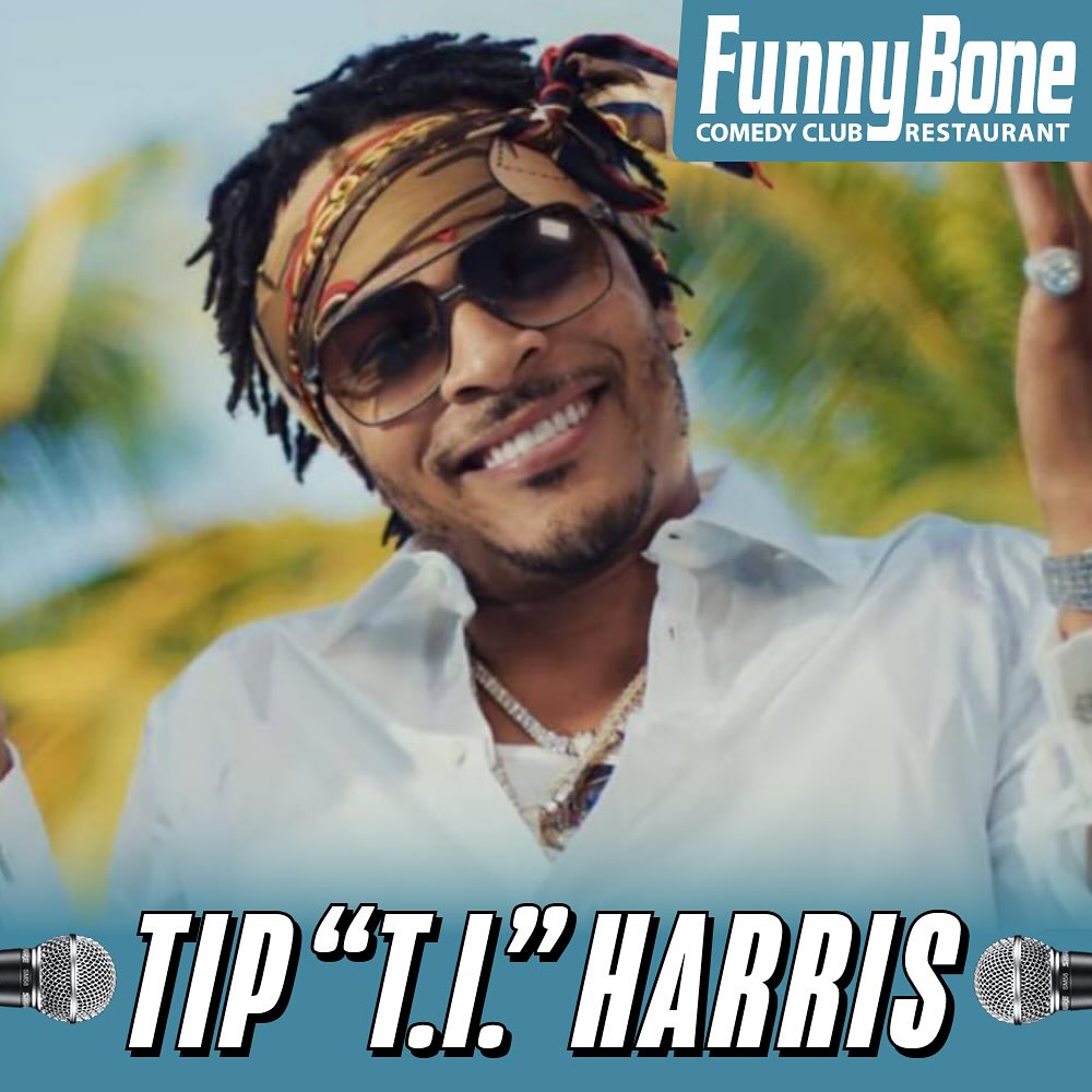 Don’t miss your chance to see Tip T.I. Harris! 🎙️ February 23 & 24