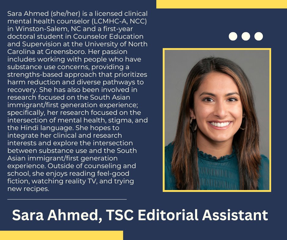 Teaching and Supervision in Counseling Journal tweet media