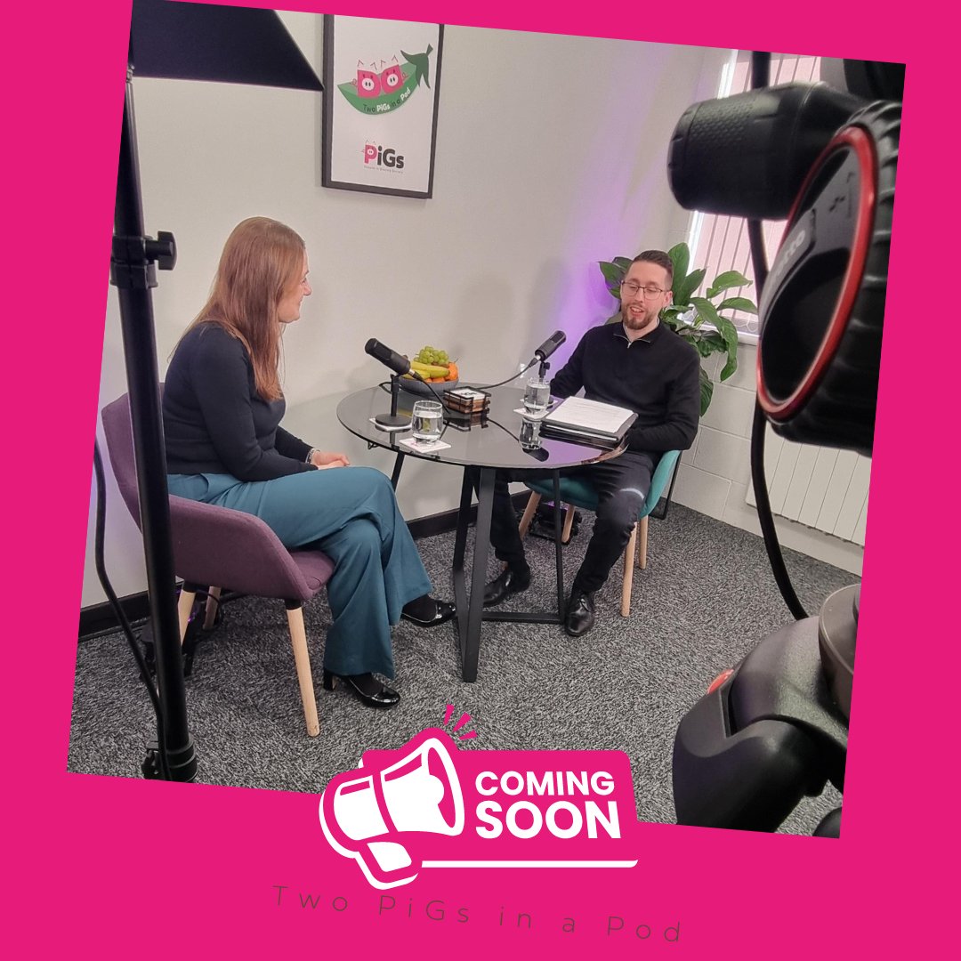 PeopleInGlazing's tweet image. ➡ COMING SOON! ⬅ 

The first episodes of our brand new podcast, Two PiGs in a Pod, will be released very soon, so keep an eye out on the People in Glazing website to get your regular dose of PiGs chat 🐷.  

#podcasts #glazing #fenestration #PiGs #network #comingsoon 👀