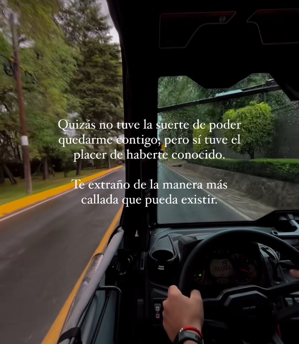 Tuve el placer de haberte conocido