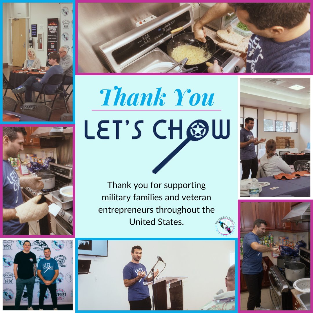 Thank you, Let's Chow, for your unwavering support of veteran entrepreneurs and military families. Your commitment to making a difference is truly inspiring! 🙏🇺🇸 

#SupportOurVeterans #MilitaryFamilies #LetsChow #DontTripUplift