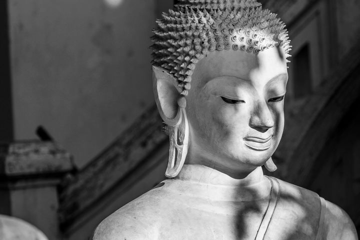 Fusion08's tweet photo. Art of the Day: "Buddha in Laos". Buy at: https://t.co/K6rUn9c14h https://t.co/FjWlLB7ROS