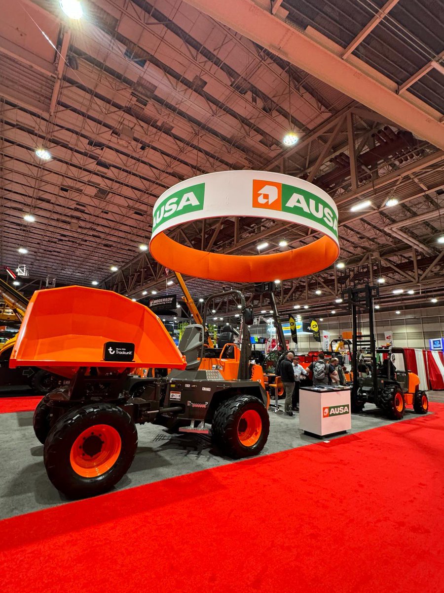 Hey! We're here at @ARARentalShow, the largest trade show for construction machinery in the rental industry in North America!

Once again, we've taken center stage to demonstrate why AUSA machines are a perfect fit for the industry!