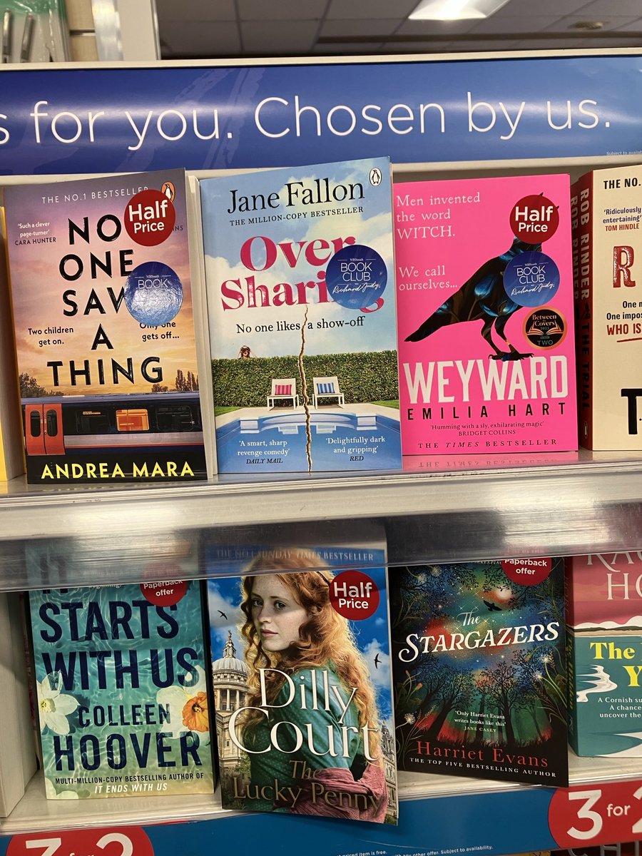 65moon's tweet image. ⁦@JaneFallon⁩ - WH Smith, Hertford