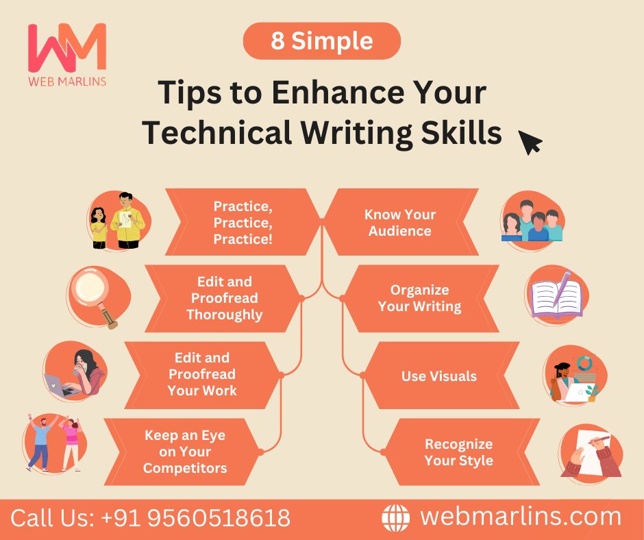 WebMarlins's tweet photo. Master the art of technical writing with these 8 simple tips! Elevate your skills and deliver clear, concise content. Ready to enhance your writing? Let's dive in!
#webmarlins #contentwriting #technicalcontentwriting #writingtips #contentmarketing #contenttips #digitalmarketing https://t.co/DdGkea2aqL