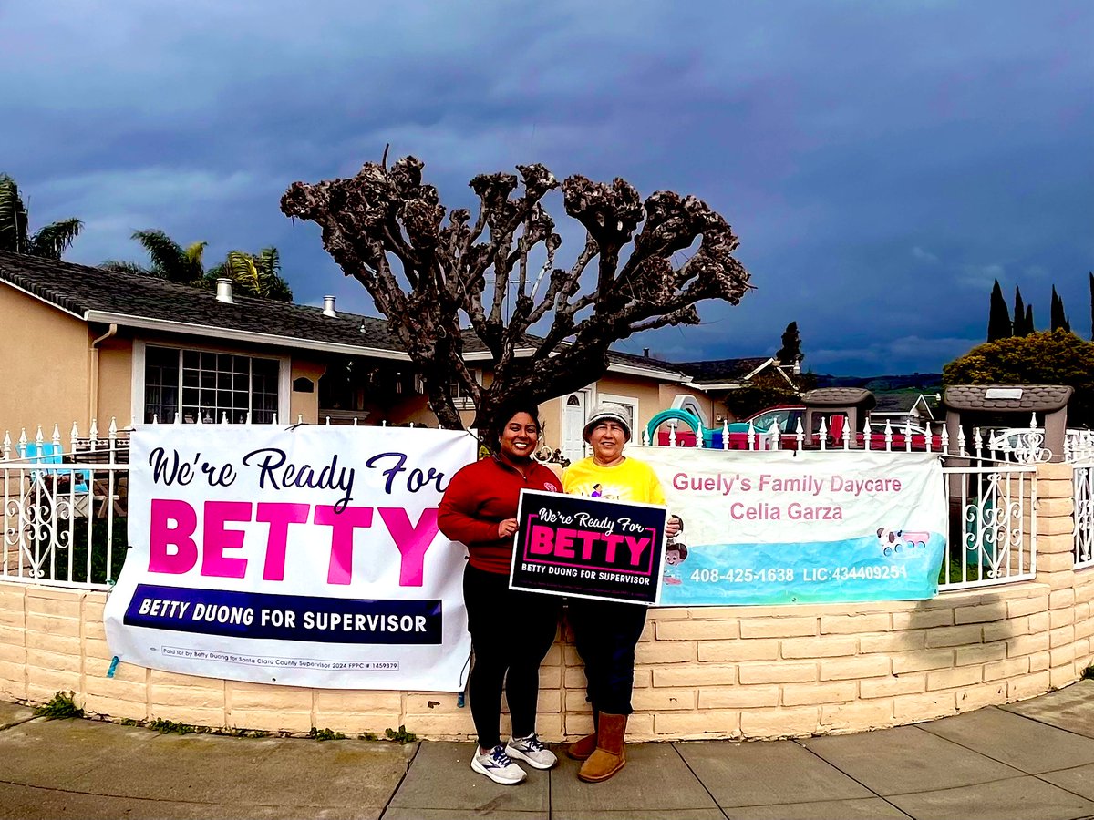 AundrayaM's tweet photo. Today is the last day to register to vote and 14 days out from the Primary! I couldn’t be prouder to support my friend &amp; mentor @BettyDuong for Santa Clara County Supervisor! She’s the champion we need to build bridges she will be a leader for all of us! #readyforbetty https://t.co/547Cv4yFfN