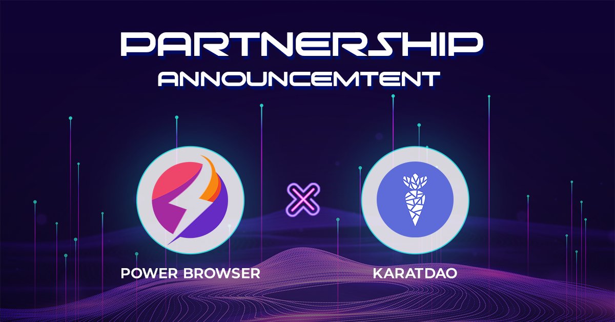 ⚡ @PowerBrowser is thrilled to announce a groundbreaking partnership with @KaratDAO ⚡ This integration will enable users of the #Power dApp Store to seamlessly access and leverage the features and functionalities offered by #KaratDAO 🔽 VISIT medium.com/@PowerBrowser/… #Definews