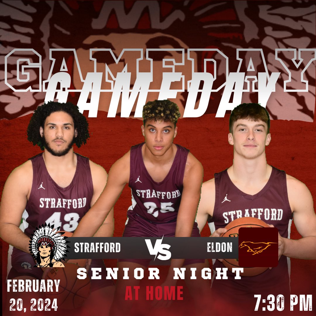 Tonight the team goes against Eldon at home! Varsity, junior varsity, AND freshman will play. Tonight we will also be celebrating our seniors, JD Adams, Amren King, and Silas Morton! Senior activities will start after the JV game.

Junior Varsity - 6:00
Freshman - 4:30