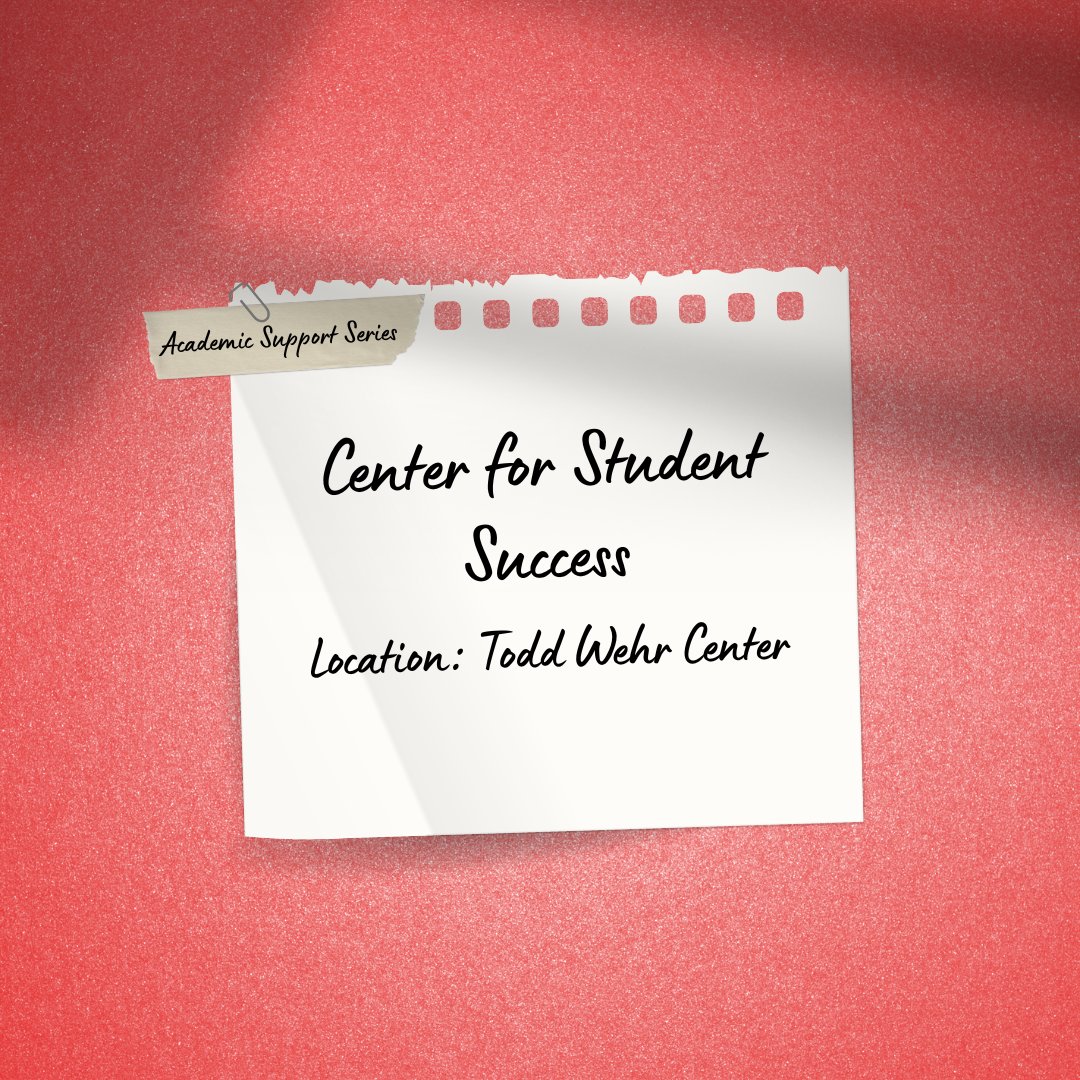 SuccessCarthage's tweet photo. Good morning Firebirds! Today we're starting our Academic Support Series, where we'll highlight folks to go to for support! 
Today we're starting with the Center for Student Success where your Student Success Advisors are!  #CarthageSuccess https://t.co/hY9xaYzhnS