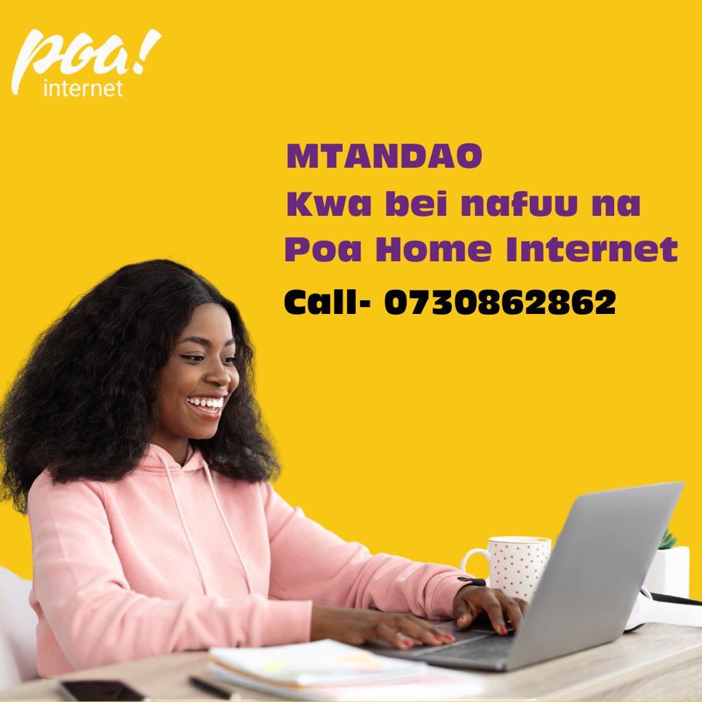 Stop stressing over bundles and unrealistic internet packages by joining Poa Kejani Team☺️💯