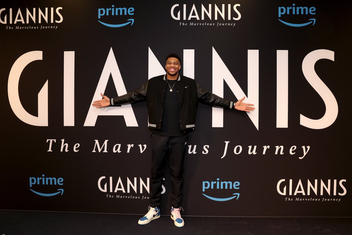 ImprobableMedia's tweet photo. Scenes from the premiere of Giannis: The Marvelous Journey at All-Star Weekend in Indianapolis.

🍿Watch now streaming ONLY on @primevideo!! https://t.co/UdkNLGsogy