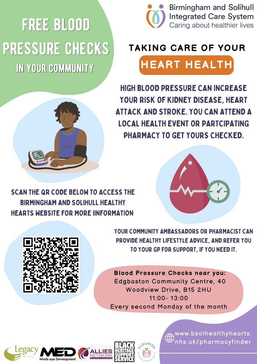 Legacy WM (@legacywm1) on Twitter photo Free Blood Pressure Checks | <a href="/edgbastoncentre/">EdgbastonCommunity</a> 
legacy-wm.org/health-and-wel… Free Blood Pressure Checks | <a href="/edgbastoncentre/">EdgbastonCommunity</a> 
legacy-wm.org/health-and-wel…