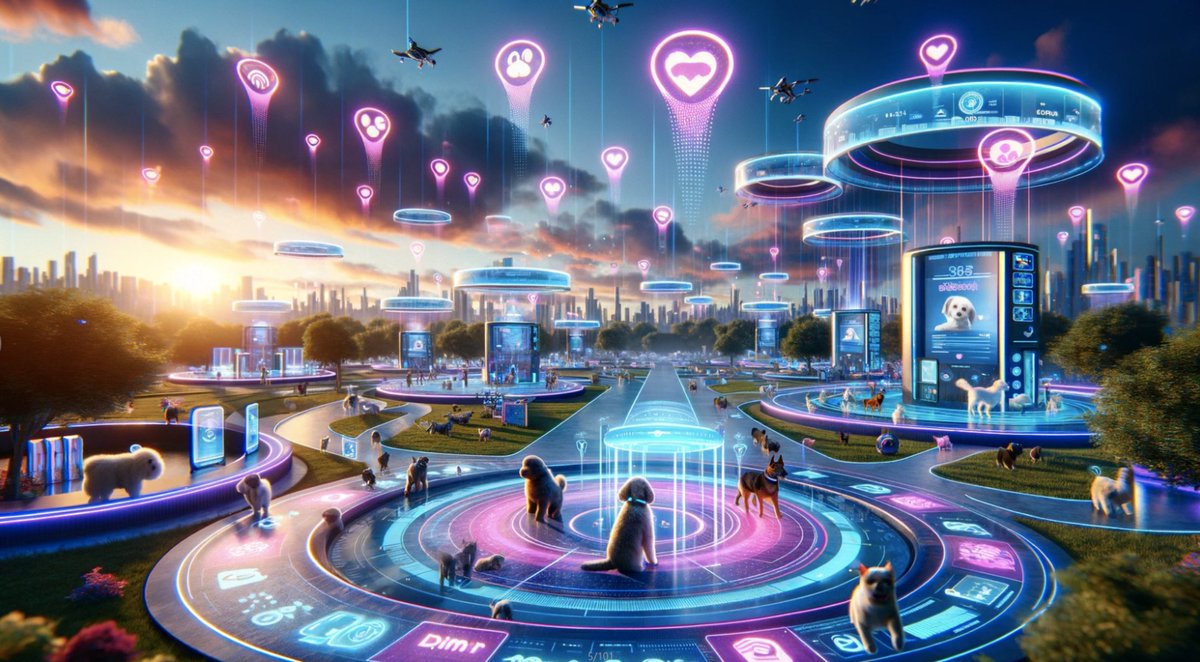 ZkPetaverse's tweet photo. 🚀 Explore the unique innovation of DePIN technology in the pet industry! Unlike DePIN applications such as Filecoin, DIMO, and Hivemapper, Petaverse applies DePIN technology innovation in the pet field. We are driving the digital transformation of the pet industry, bringing unprecedented smart experiences and innovations to pets and pet owners! 💡🌐🐾 #DEPIN #PetIndustryInnovation #PetaverseInAction