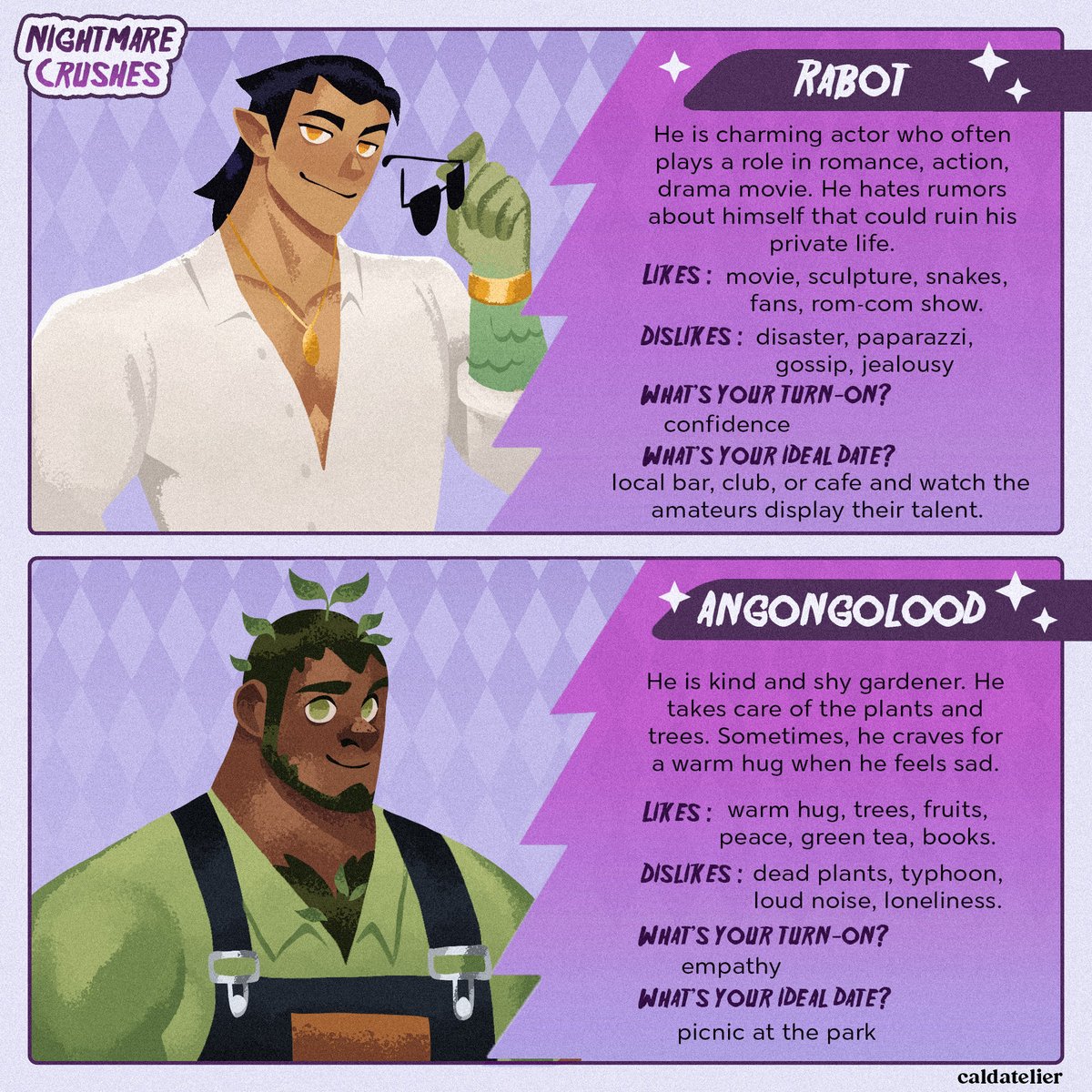 caldatelier's tweet photo. Nightmare Crushes
Watch out for the Filipino monster crushes around you!

Which one do you want to go out with? https://t.co/6XD8TBgfVw