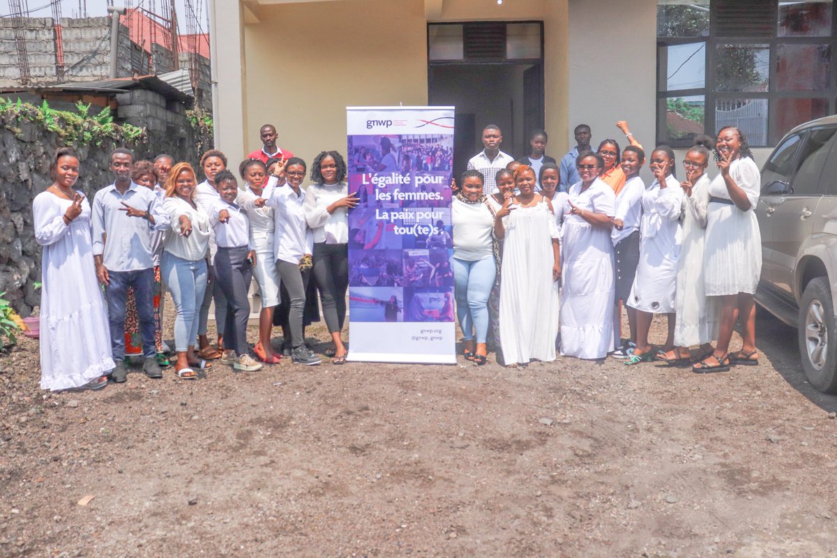 Emiliekatondolo's tweet photo. The young women leaders for peace continue to believe in the restoration of peace although the conflict persists in the eastern part of the DRC. #SFVS #GNWP #YWLNk https://t.co/K3nrtXm13D