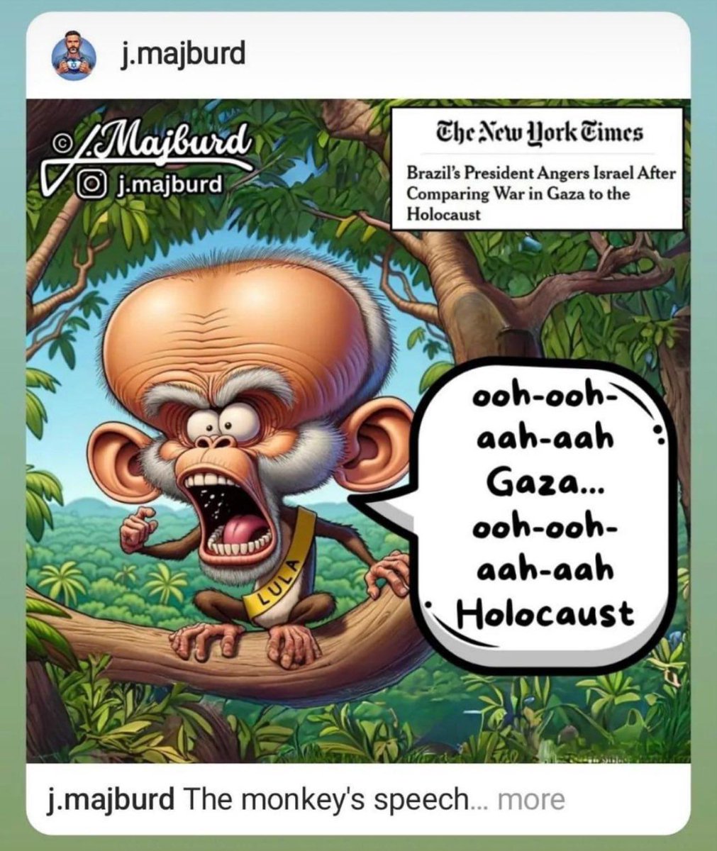 Chacota mundial. Lula macaco pelo pelo New York Times. Kkk