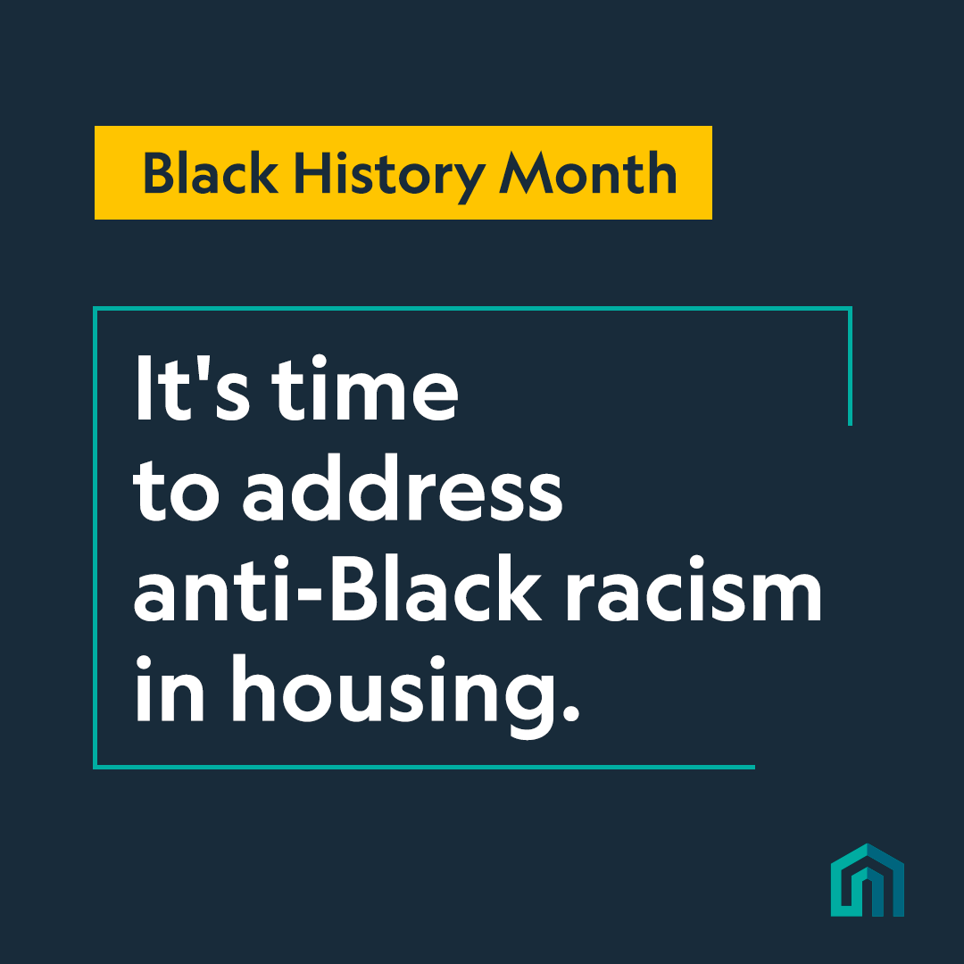 It’s #BlackHistoryMonth📷, and it’s time to address the systemic discrimination and anti-Black racism that continues to prevent Black renters from securing their right to an adequate, accessible and affordable place to call home. 🧵 /1