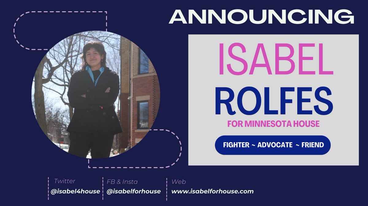 I am honored to announce my candidacy for 61A. I am a queer, BIPOC, woman stepping up to be a leader for the next generation so every Minnesotan has access to clean water, quality transportation, accessible healthcare, and the chance to thrive as their true authentic selves. 
1/5
