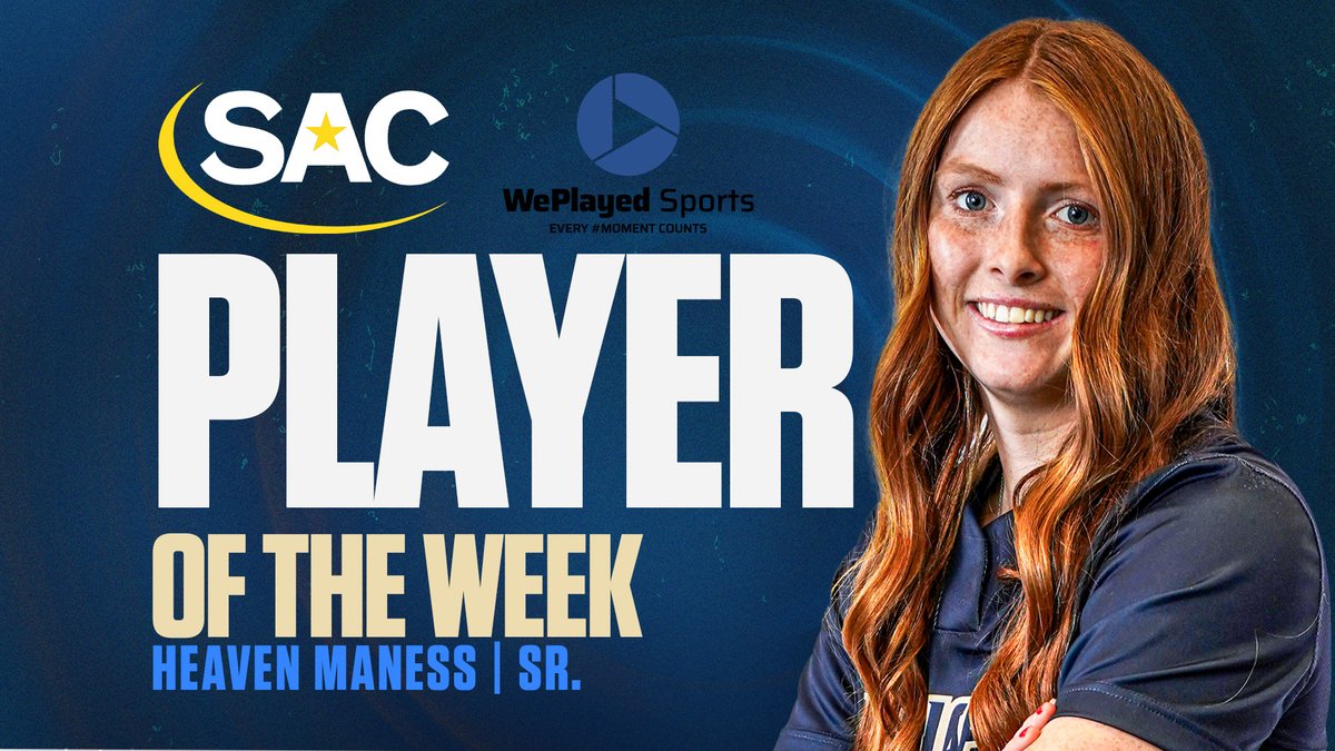 Wingate Bulldogs (@wu_bulldogs) on Twitter photo SAC Player of the Week!!
Heaven Maness earns the honor after hitting .538 with 2 homers, 3 doubles, 9 RBI & 6 runs scored to lead #16 <a href="/WingateSoftball/">Wingate Softball</a> to a 4-0 week!
10 straight dubs for the 'Dogs!
Story | shorturl.at/fFO38
#OneDog SAC Player of the Week!!
Heaven Maness earns the honor after hitting .538 with 2 homers, 3 doubles, 9 RBI & 6 runs scored to lead #16 <a href="/WingateSoftball/">Wingate Softball</a> to a 4-0 week!
10 straight dubs for the 'Dogs!
Story | shorturl.at/fFO38
#OneDog