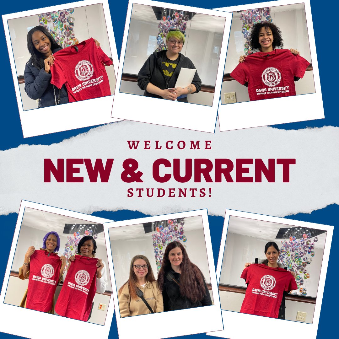 DavisCollegeOH's tweet photo. Welcome to the Spring Quarter! Whether you're a new student or returning, we are excited to see all you will achieve this quarter. Let's make this quarter one to remember!
.
.
#SpringQuarter
#DowntownToledo
#DavisUniversity https://t.co/e44vjDxdr8
