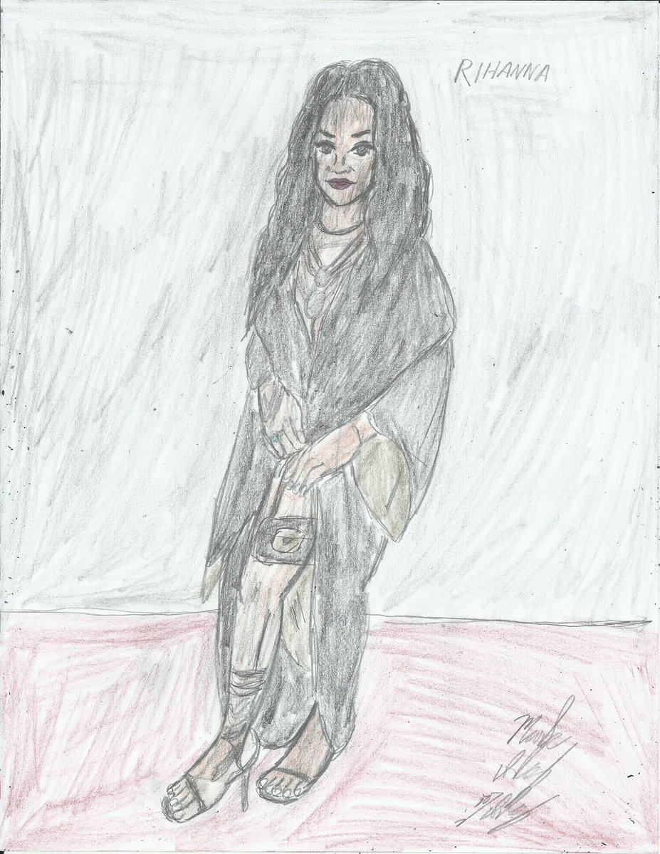 MarkIrby1's tweet photo. Happy Birthday To The Sexy Singer @rihanna Rihanna!!!!! Enjoy your special day. I hope you like the new birthday portrait I have drew of you. #artwork #randb #randbsinger #hiphop #reggae #barbadiansinger #actress #singer #rihanna #riri #birthdayportrait https://t.co/vT1kFQNzWV https://t.co/XdyjfhFgV1