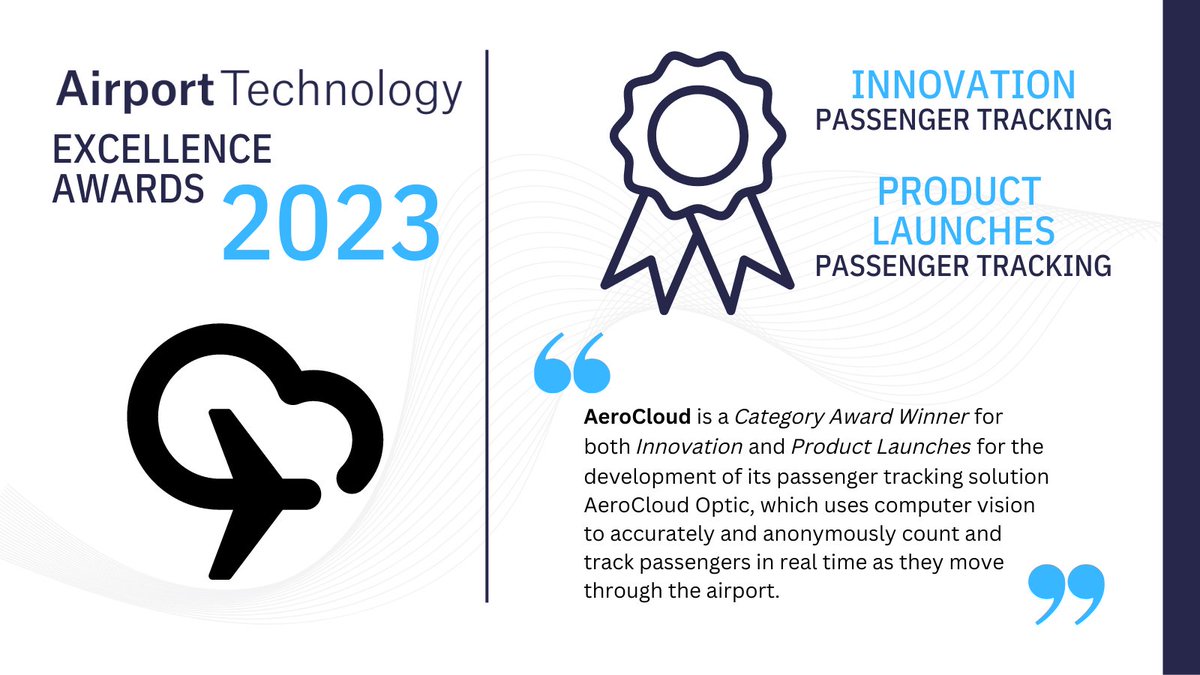 Congratulations to AeroCloud who are commended for Product Launches in the Airport Technology Excellence Awards. airport-technology.com/excellence-awa… #ExcellenceAwards For more information, download our 2023 Awards Report: airport-technology.com/awards/airport…