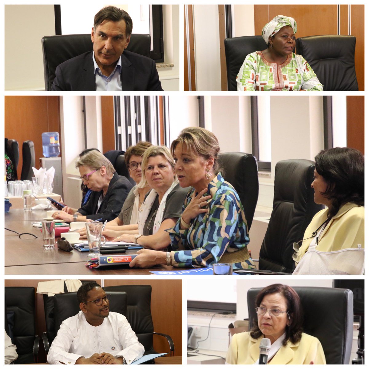 📣Productive meeting b/w #ECW's joint delegation & @UNICEF_Nigeria, @WFP_Nigeria, @Unesco_Abuja & @UNHCRNigeria in🇳🇬. 

ECW embraces the🆕way of working ensuring coordination/joint collaboration among governments, donors, @UN agencies, #CSO partners+private sector in #Nigeria.