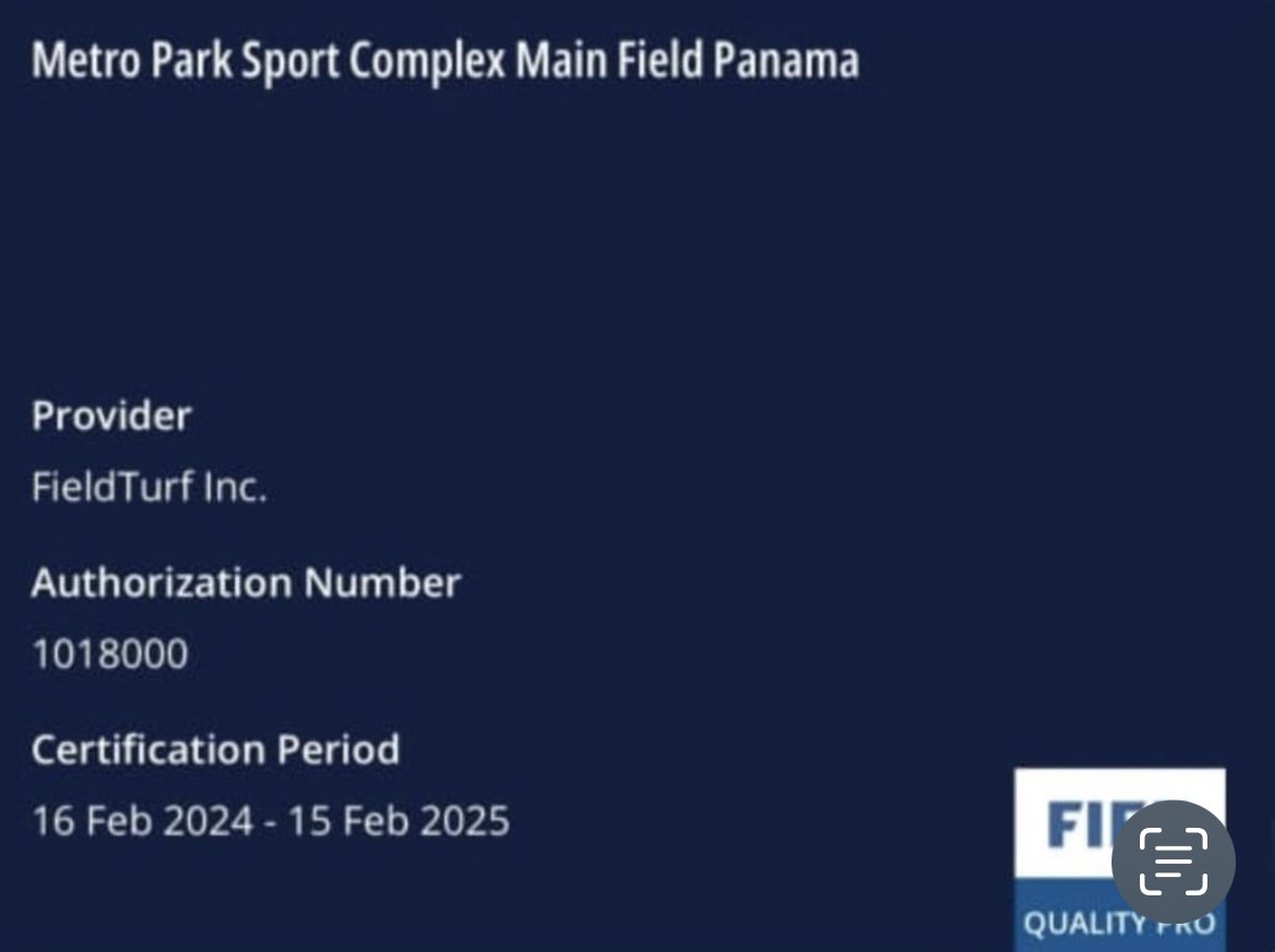Buenas Noticias. El COS Sports Plaza ha recibido la certificación FIFA para partidos oficiales. 

El Plaza Amador va camino a tener su propia sede lo cual ayudará grandemente a desahogar el complicado tema de estadios 🏟️ en nuestro fútbol. Ojalá otros clubes sigan ese camino.