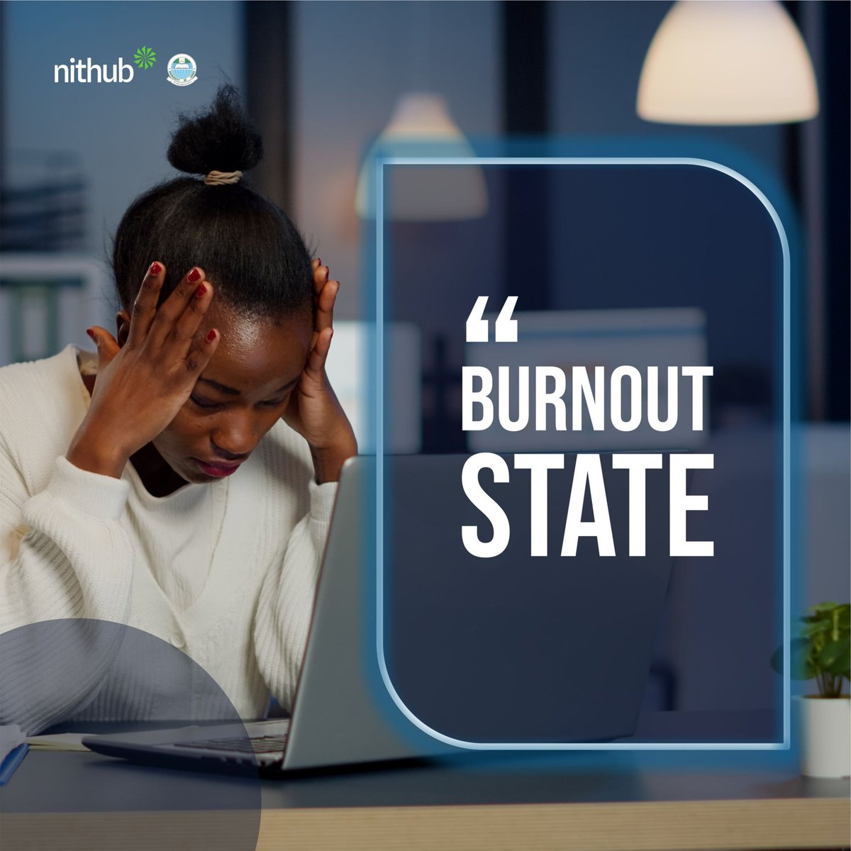 nithub_lag's tweet photo. Burnout is a state of emotional, physical, and mental exhaustion caused by prolonged or excessive stress.

How do you deal with Burnout? https://t.co/wJwn5bkDCQ