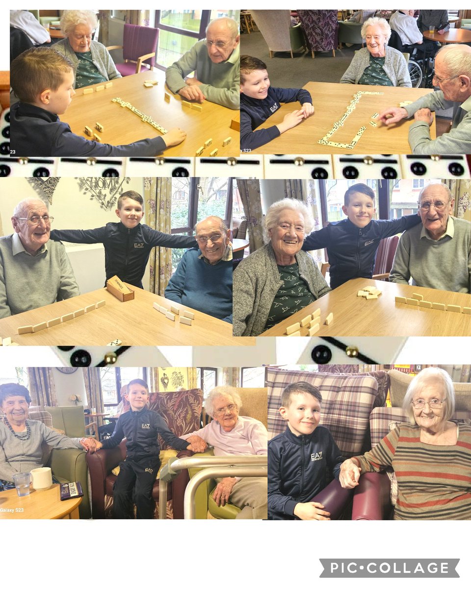 SpringfieldBFD's tweet photo. Bailey (Care assistant Kim's grandson) loves to play dominos, he came in to play a few games with our residents! 🥰 they all had a lovely afternoon and they said  was a lovely and polite little boy he was.Thank you Bailey &amp;Kim 😊 @AnchorLaterLife #games #fun https://t.co/gwkPLw95Uq