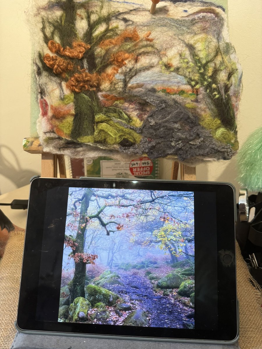 PLindsayNeal's tweet photo. A work in progress..#wool #felt #needlefelting #art https://t.co/J8sUVwuuNF