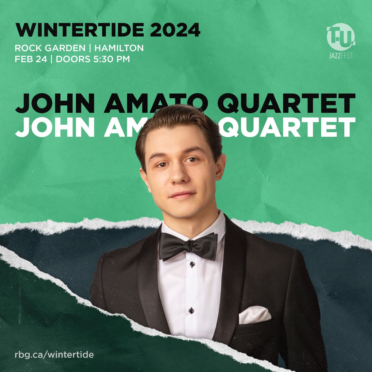 This week at WinterTide! Head to Rock Garden at <a href="/RBGCanada/">Royal Botanical Gardens</a> Thurs-Sat for great music, food, &amp; views 🎵❄️

Feb 22: Luis Anselmi &amp; Gratitud Band (@luisanselmi4)
Feb 23: <a href="/thebeelays/">The Beelays</a>
Feb 24: John Amato Quartet

Tickets and info: rbg.ca/wintertide!