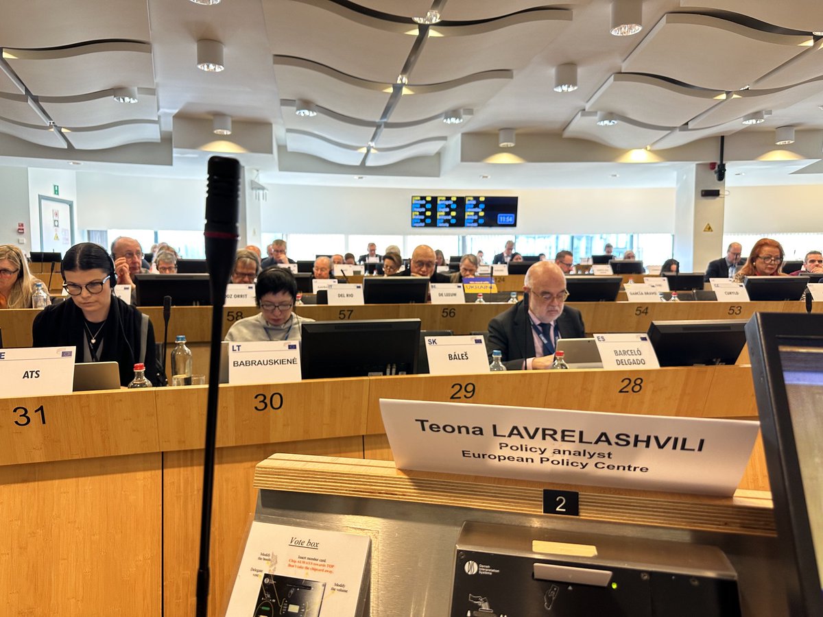 Delighted to have addressed a full room this morning at ⁦@EU_EESC⁩. Shared my views on 🇪🇺enlargement, emphasizing that the debates on EU reform should not hide the Member States' lack of political will to halt enlargement. #EUreform #EnlargementDebate ⁦@epc_eu⁩