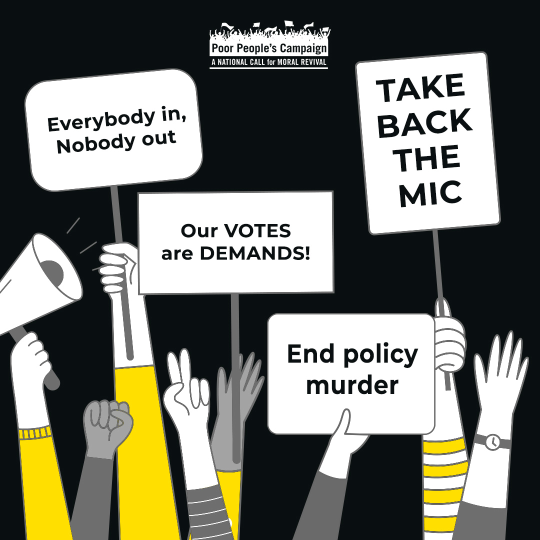 texas_ppc's tweet image. Join us on Facebook LIVE today (Feb. 20) at 1 PM CT as we announce our plans for the the Mass Poor People's &amp;amp; Low-Wage Workers’ State House Assembly &amp;amp; To The Polls in Austin on March 2.   

We are a Resurrection, Not an Insurrection!  #poorpeoplescampaign #3rdReconstruction