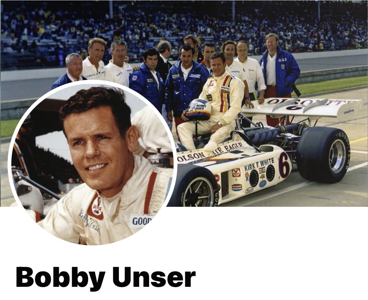 #Happy Birthday to the Great Bobby Unser..The Only driver to Ever invite me to his home to spend time..Thank You ❤️