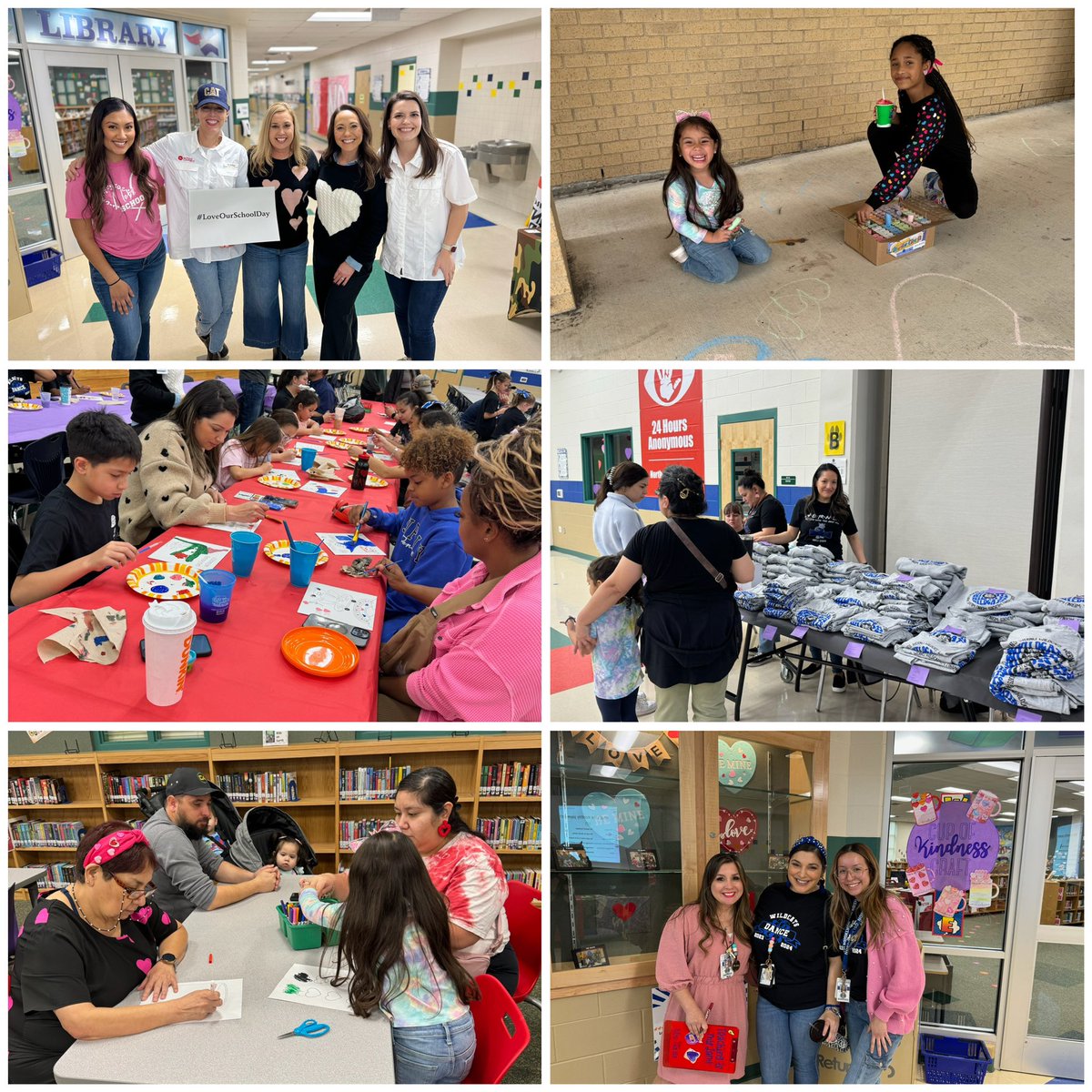 Our 3rd Annual Love Our School event was a huge hit! Wernli family & friends showed up community bonding, as we celebrated our school spirit together! Big thanks to @KarrsClassroom and School Connect for bringing all of us together 💙🐾@lorimshaw @mrsfeldt5 #RootEdWernli