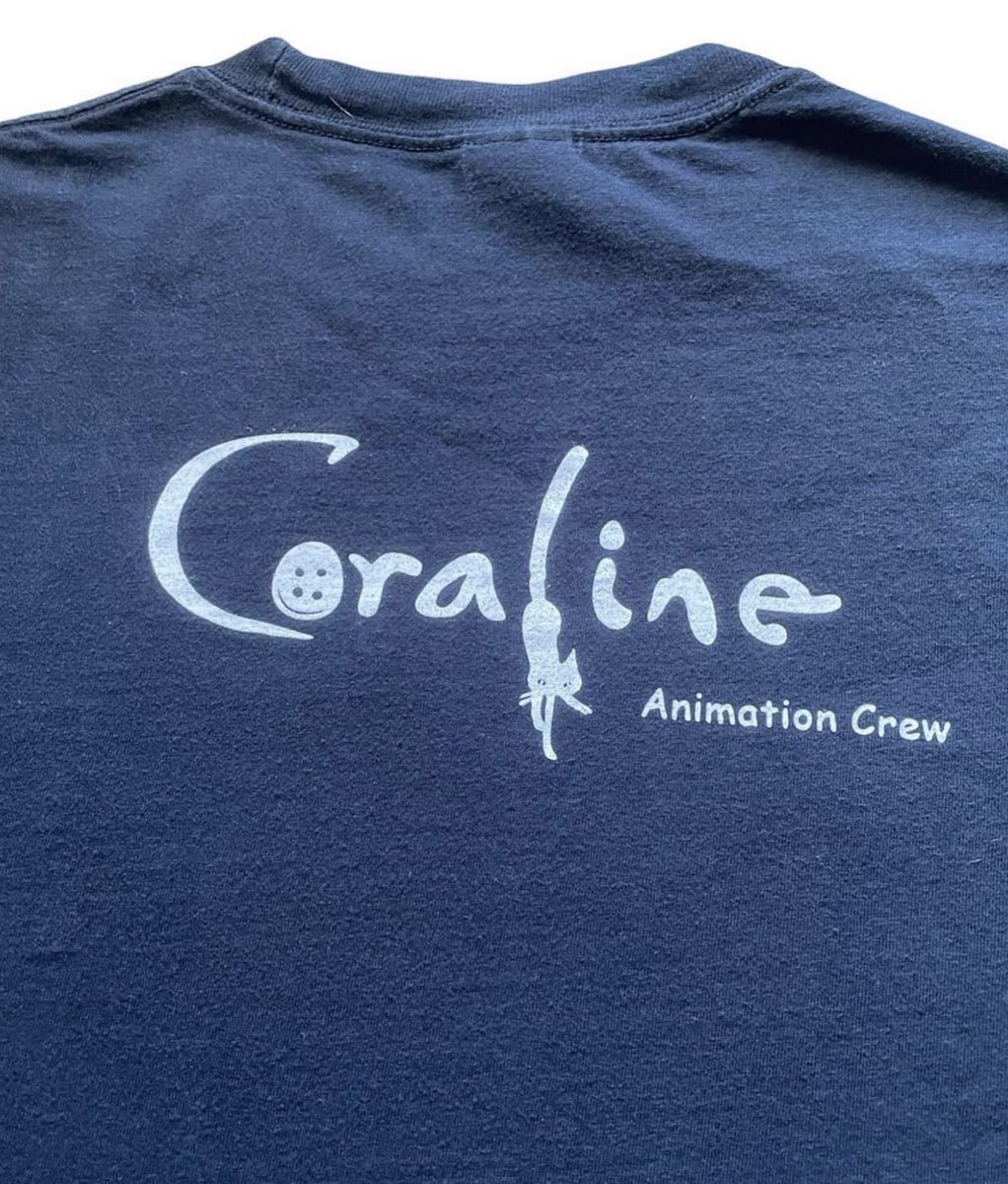 ‘Coraline’ animation crew tee (2008)