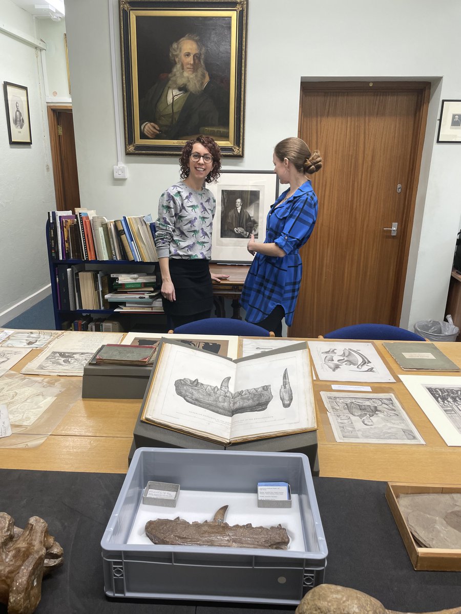 Happy 200th Birthday Megalosaurus!

We're pretty excited about it, can you tell?

Small tours (sold out!) with some of our Megalosaurus and Buckland treasures have been happening today, led by <a href="/Dr_EmmaNicholls/">Dr Emma Louise Nicholls</a> and <a href="/dczerkaszyn/">Danielle Czerkaszyn</a> in our library.

#Megalosaurus200
