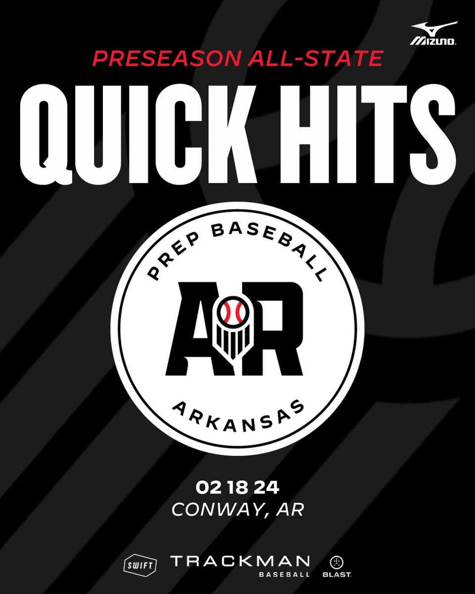 PBR Arkansas (@prepbaseballar) on Twitter photo ✍️PRESEASON ALL-STATE: QUICK HITS✍️
We kick off our post-event coverage from the 77 player Preseason All-State with notes on 26 standouts
Prospects from the 2025 class to the 2027 found 👇
🔗: loom.ly/soilslI ✍️PRESEASON ALL-STATE: QUICK HITS✍️
We kick off our post-event coverage from the 77 player Preseason All-State with notes on 26 standouts
Prospects from the 2025 class to the 2027 found 👇
🔗: loom.ly/soilslI
