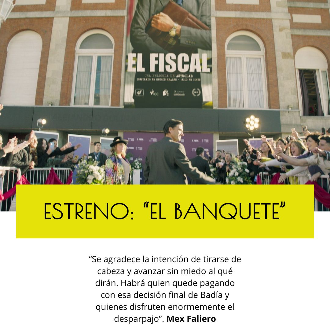 funcinemamdq's tweet photo. ESTRENO #ElBanquete de Federico Badía: 5 PUNTOS para @mexfaliero ✍️ https://t.co/kZuXVsnnRZ
-----
#FedericoBadía #GabrielGoity #EmilianoCarrazzone #AgustinaFernándezCámbra #cine #cinenacional #cineargentino #películas #movies https://t.co/JEIjyeIxBg