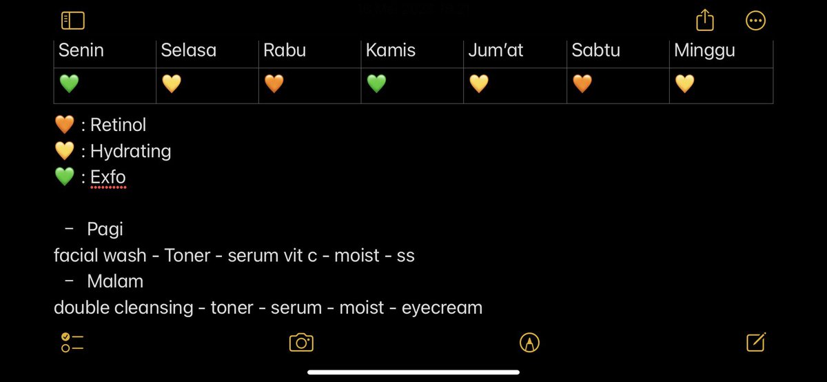 jooniae's tweet photo. @ohmybeautybank hlo ak sendernya. twt aneh bgt pls replyku ga keliatan. aku pakai ini yaa 
+ jadwal skincare aku

-sender https://t.co/AvKZRAnmbd