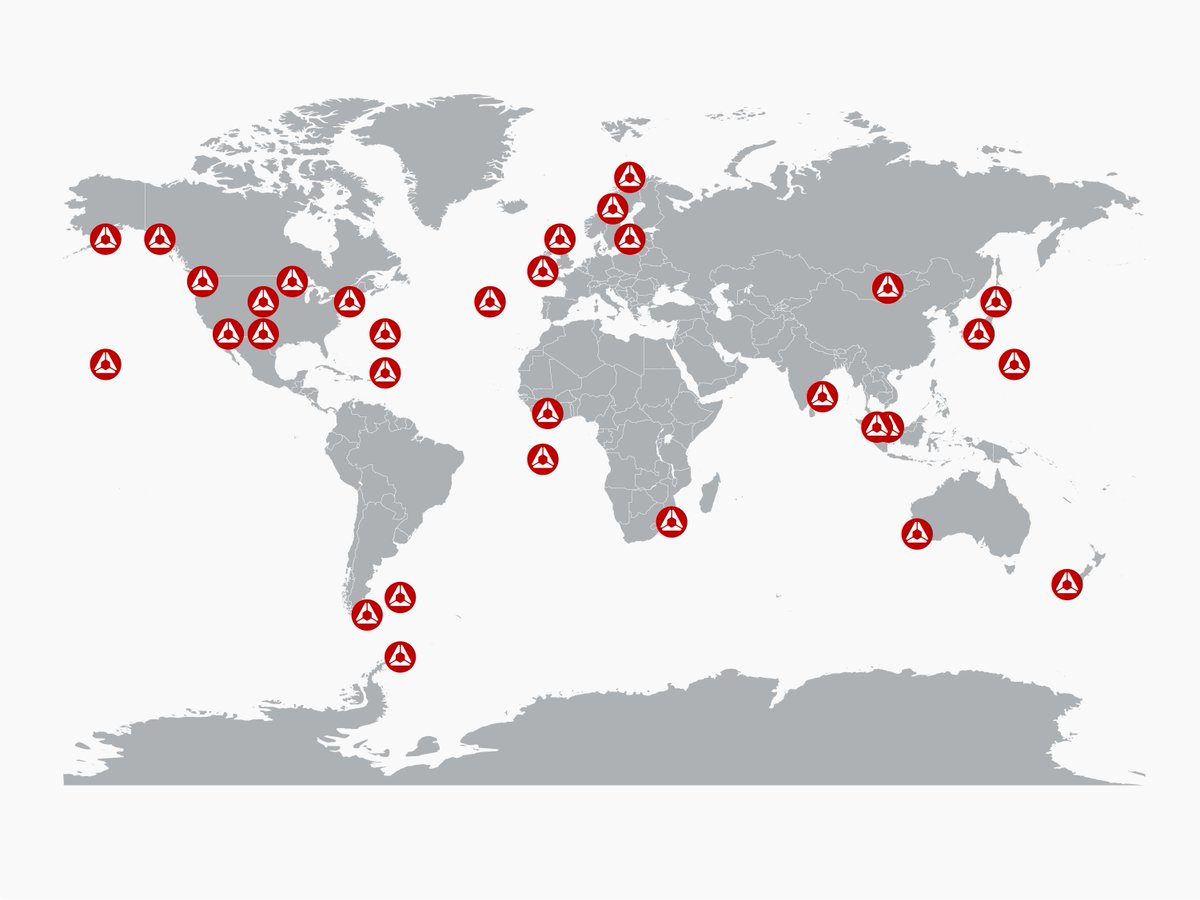 SpireGlobal's tweet photo. 📡 Ever wonder how we communicate with our satellites in orbit?

Meet our ground stations – hubs strategically placed around the globe for essential data transmission. These stations handle uplinking and downlinking, ensuring constant communication with our satellites. https://t.co/rqvl4I0IVq