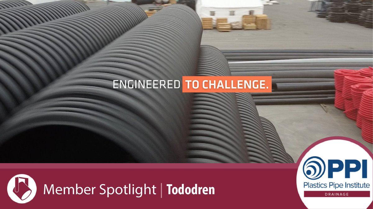 Check out this video from TDR Pipe! This #corrugatedHDPE pipe meets the ASTM and AASHTO performance standards and offers reliability across a variety of applications. Video: ow.ly/tmrw50Qznkc Drainage Division: ow.ly/9Tz650QznkU #plasticpipeconnects #HDPE