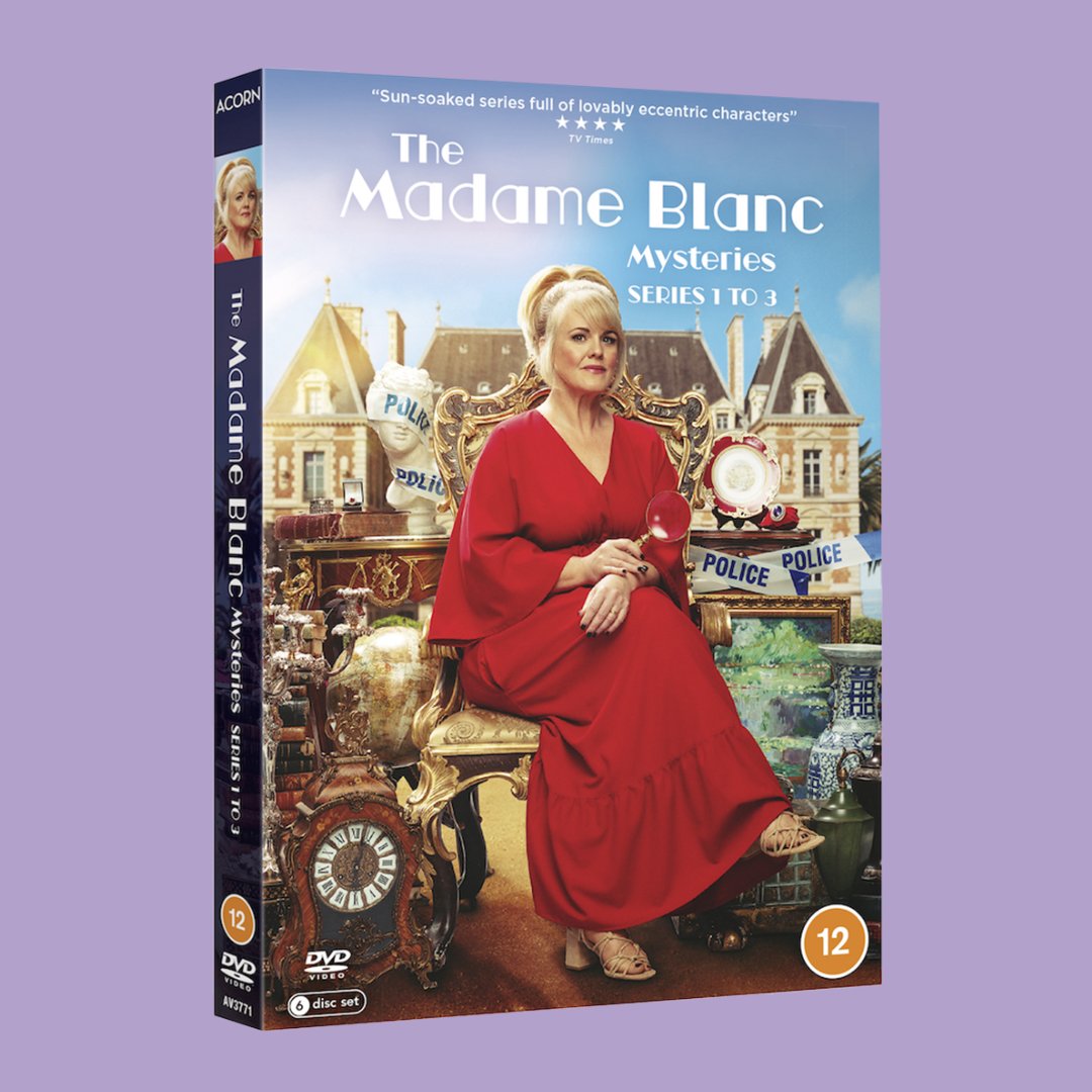 Less than a week until Madame Blanc takes over your DVD collection! 🔎 From Monday, 26th February, you can grab a copy of series 3 of The Madame Blanc Mysteries, or a DVD Box Set of series 1-3. Ready to join Jean at Sainte Victoire?