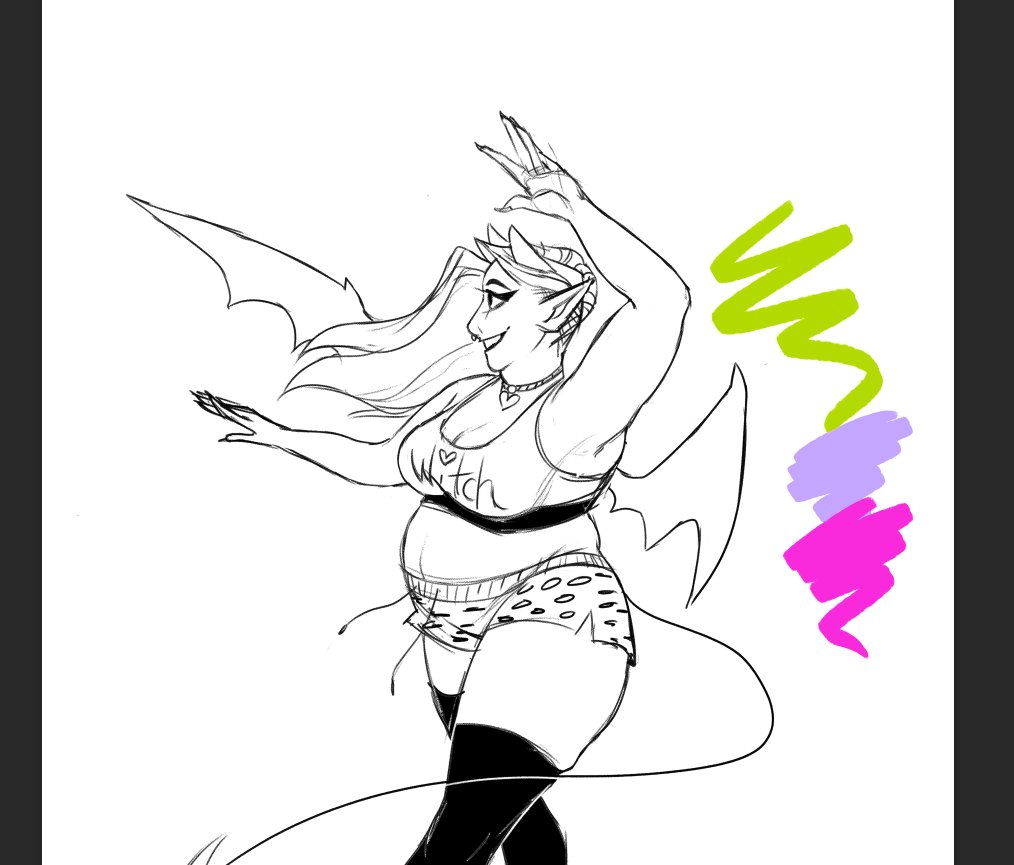 Yooo we've got a full house for stream today. Joining Liza and <a href="/blistermonster/">Shelby Pearson</a> for an art stream today. Finishing up this awesome fat, femme demon today!!

multistre.am/blistermonster…

#twitchstream #artstream #rollerskating #demon #characterart